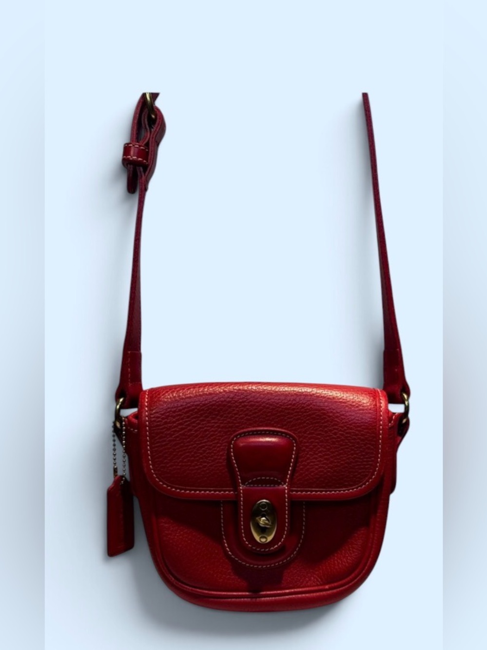 Coach Vintage Cherry Red Crossbody Bag